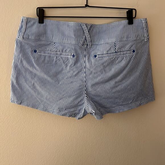 Guess Blue and White Stripe Nautical Shorts - Picture 5 of 7